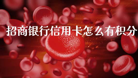招商银行信用卡怎么有积分_https://cj006.lansai.wang_外汇交易_第1张