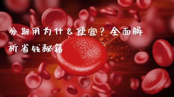 分期用为什么便宜？全面解析省钱秘籍_https://cj006.lansai.wang_全球市场_第1张