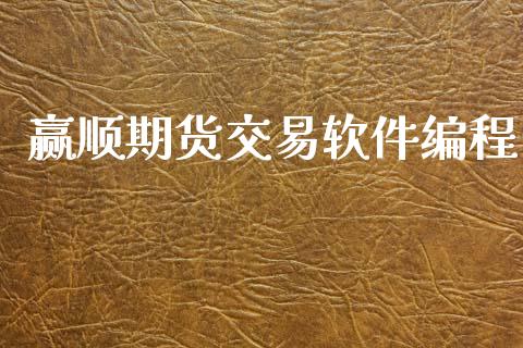赢顺期货交易软件编程_https://cj006.lansai.wang_债券资讯_第1张
