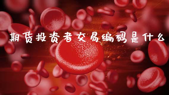 期货投资者交易编码是什么_https://cj006.lansai.wang_金融监管_第1张