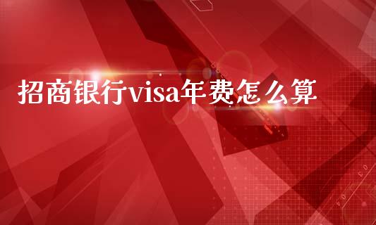 招商银行visa年费怎么算_https://cj006.lansai.wang_债券资讯_第1张