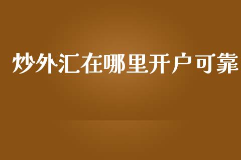 炒外汇在哪里开户可靠_https://cj006.lansai.wang_外汇交易_第1张