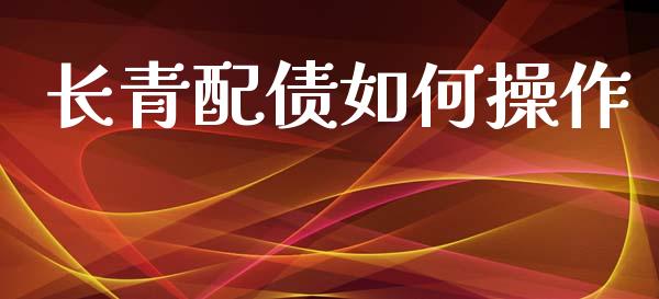 长青配债如何操作_https://cj006.lansai.wang_全球市场_第1张
