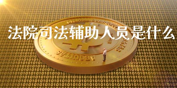 法院司法辅助人员是什么_https://cj006.lansai.wang_外汇交易_第1张