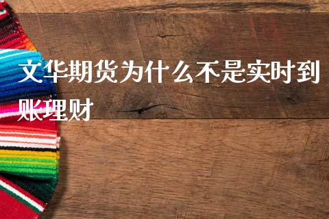 文华期货为什么不是实时到账理财_https://cj006.lansai.wang_债券资讯_第1张