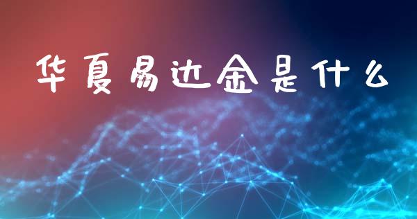 华夏易达金是什么_https://cj006.lansai.wang_财经新闻_第1张
