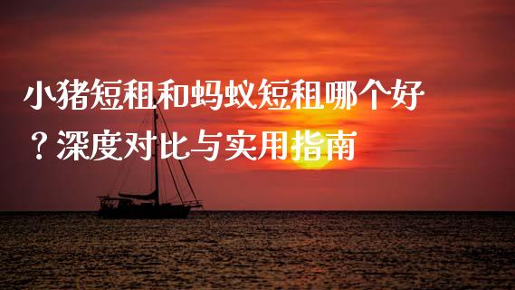 小猪短租和蚂蚁短租哪个好？深度对比与实用指南_https://cj006.lansai.wang_全球市场_第1张