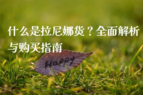 什么是拉尼娜货？全面解析与购买指南_https://cj006.lansai.wang_期货开户_第1张