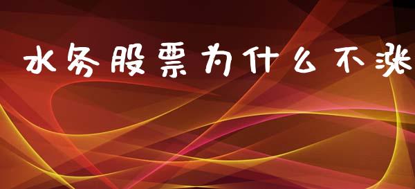 水务股票为什么不涨_https://cj006.lansai.wang_外汇交易_第1张