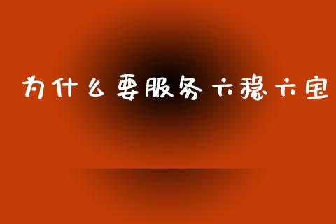 为什么要服务六稳六宝_https://cj006.lansai.wang_全球市场_第1张