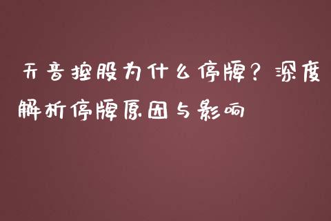 天音控股为什么停牌？深度解析停牌原因与影响_https://cj006.lansai.wang_期货开户_第1张