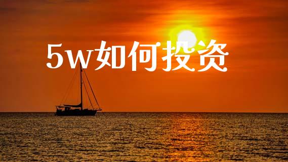 5w如何投资_https://cj006.lansai.wang_财经新闻_第1张