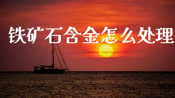 铁矿石含金怎么处理_https://cj006.lansai.wang_债券资讯_第1张
