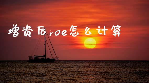 增资后roe怎么计算_https://cj006.lansai.wang_财经新闻_第1张