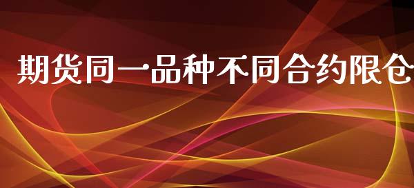 期货同一品种不同合约限仓_https://cj006.lansai.wang_期货开户_第1张