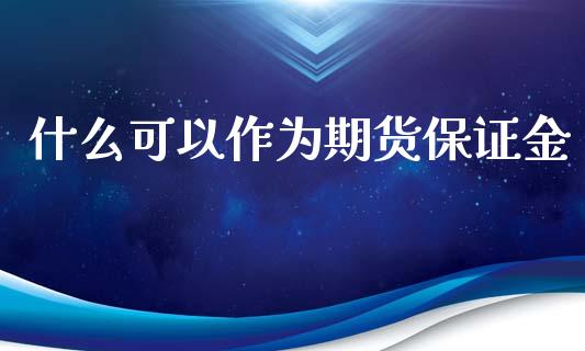 什么可以作为期货保证金_https://cj006.lansai.wang_金融监管_第1张