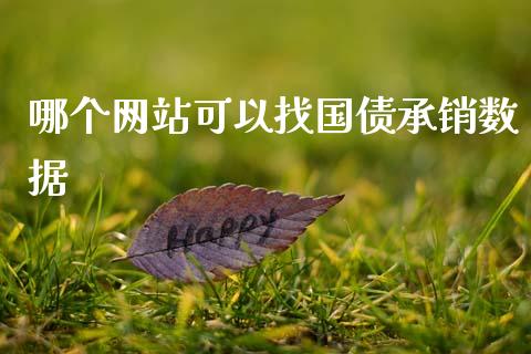 哪个网站可以找国债承销数据_https://cj006.lansai.wang_期货开户_第1张