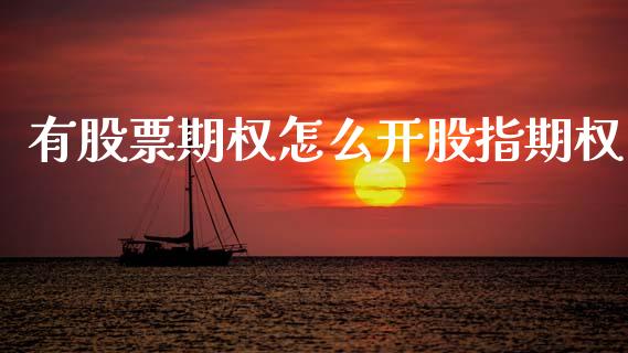 有股票期权怎么开股指期权_https://cj006.lansai.wang_债券资讯_第1张