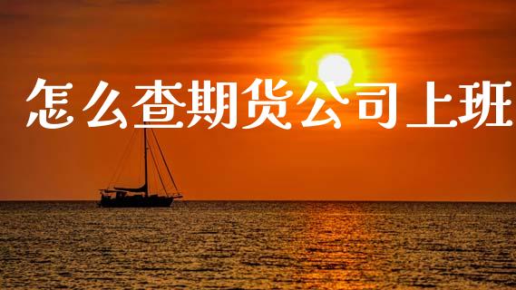 怎么查期货公司上班_https://cj006.lansai.wang_期货开户_第1张