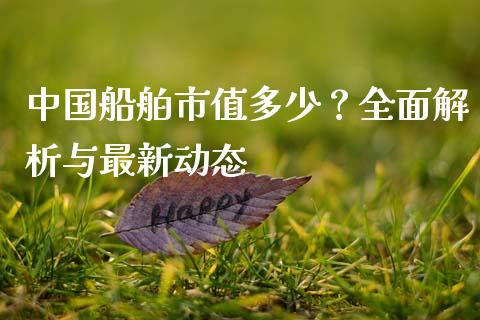 中国船舶市值多少？全面解析与最新动态_https://cj006.lansai.wang_期货开户_第1张