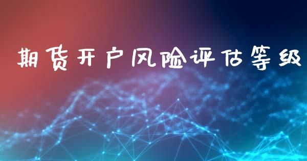 期货开户风险评估等级_https://cj006.lansai.wang_财经新闻_第1张
