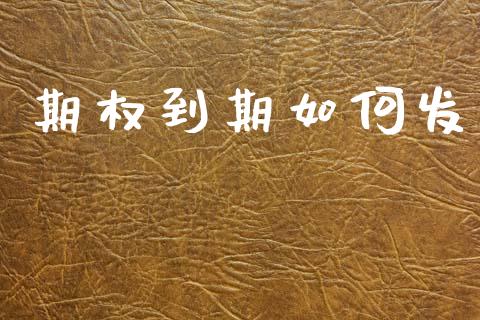 期权到期如何发_https://cj006.lansai.wang_金融监管_第1张