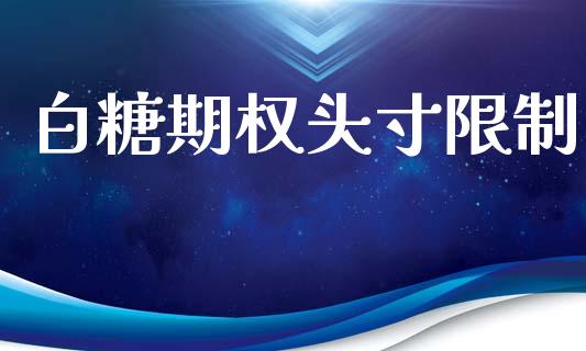白糖期权头寸限制_https://cj006.lansai.wang_外汇交易_第1张