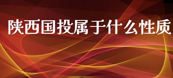 陕西国投属于什么性质_https://cj006.lansai.wang_外汇交易_第1张