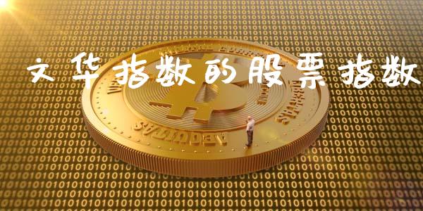 文华指数的股票指数_https://cj006.lansai.wang_债券资讯_第1张