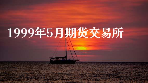 1999年5月期货交易所_https://cj006.lansai.wang_全球市场_第1张