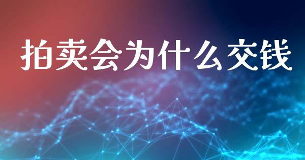 拍卖会为什么交钱_https://cj006.lansai.wang_财经新闻_第1张