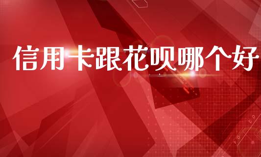 信用卡跟花呗哪个好_https://cj006.lansai.wang_财经新闻_第1张