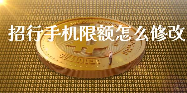 招行手机限额怎么修改_https://cj006.lansai.wang_外汇交易_第1张