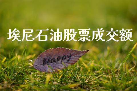 埃尼石油股票成交额_https://cj006.lansai.wang_外汇交易_第1张