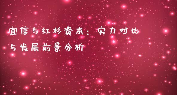 宜信与红杉资本：实力对比与发展前景分析_https://cj006.lansai.wang_债券资讯_第1张
