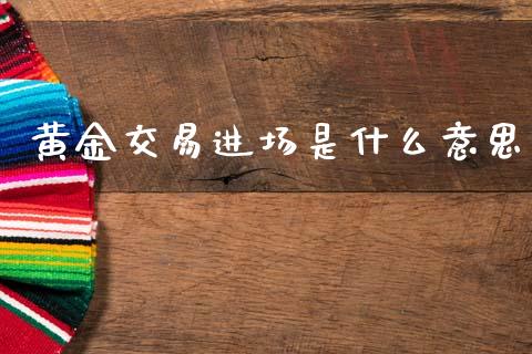 黄金交易进场是什么意思_https://cj006.lansai.wang_金融监管_第1张