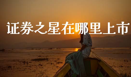 证券之星在哪里上市_https://cj006.lansai.wang_外汇交易_第1张