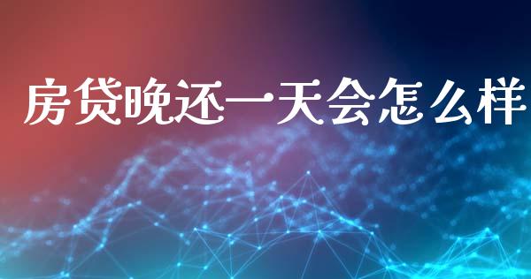 房贷晚还一天会怎么样_https://cj006.lansai.wang_财经新闻_第1张
