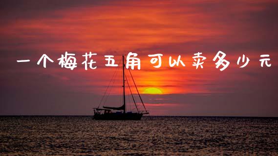 一个梅花五角可以卖多少元_https://cj006.lansai.wang_财经新闻_第1张