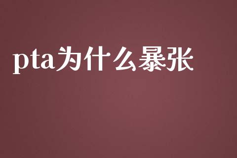 pta为什么暴张_https://cj006.lansai.wang_期货开户_第1张