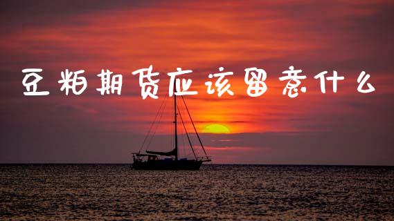 豆粕期货应该留意什么_https://cj006.lansai.wang_财经新闻_第1张
