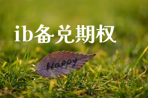 ib备兑期权_https://cj006.lansai.wang_外汇交易_第1张