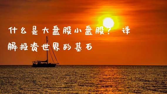 什么是大盘股小盘股？ 详解投资世界的基石_https://cj006.lansai.wang_金融监管_第1张