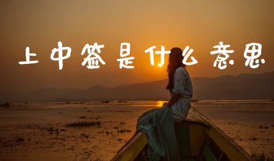 上中签是什么意思_https://cj006.lansai.wang_期货开户_第1张