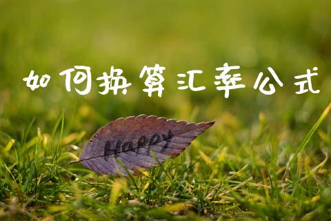 如何换算汇率公式_https://cj006.lansai.wang_外汇交易_第1张
