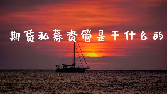 期货私募资管是干什么的_https://cj006.lansai.wang_金融监管_第1张