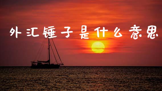 外汇锤子是什么意思_https://cj006.lansai.wang_全球市场_第1张