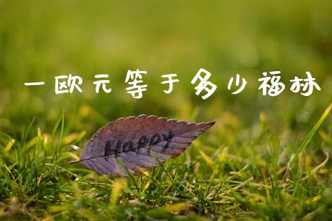 一欧元等于多少福林_https://cj006.lansai.wang_外汇交易_第1张