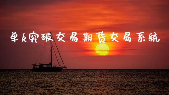 单k突破交易期货交易系统_https://cj006.lansai.wang_全球市场_第1张