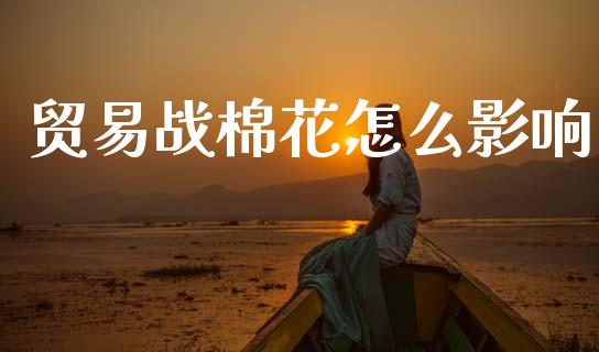贸易战棉花怎么影响_https://cj006.lansai.wang_财经新闻_第1张